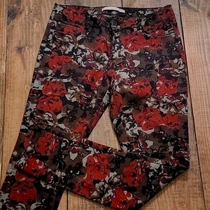 💥IT JEANS !iT floral sz 29 Ultra Skinny super Stretch